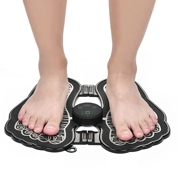 Electric EMS Foot Massager Pad Massage Products Foldable Foot Massage Mat Feet Muscle Stimulator Pain Relief Health Care Tool